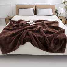 Load image into Gallery viewer, Faux Fur Blanket - Heavy Weight, Extra Soft Blanket - Machine Washable
