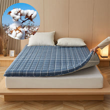 Load image into Gallery viewer, Thicken Cotton Mattress Topper,Foldable Camping Road Trip Floor Futon,Tatami Mat Sleeping Pad
