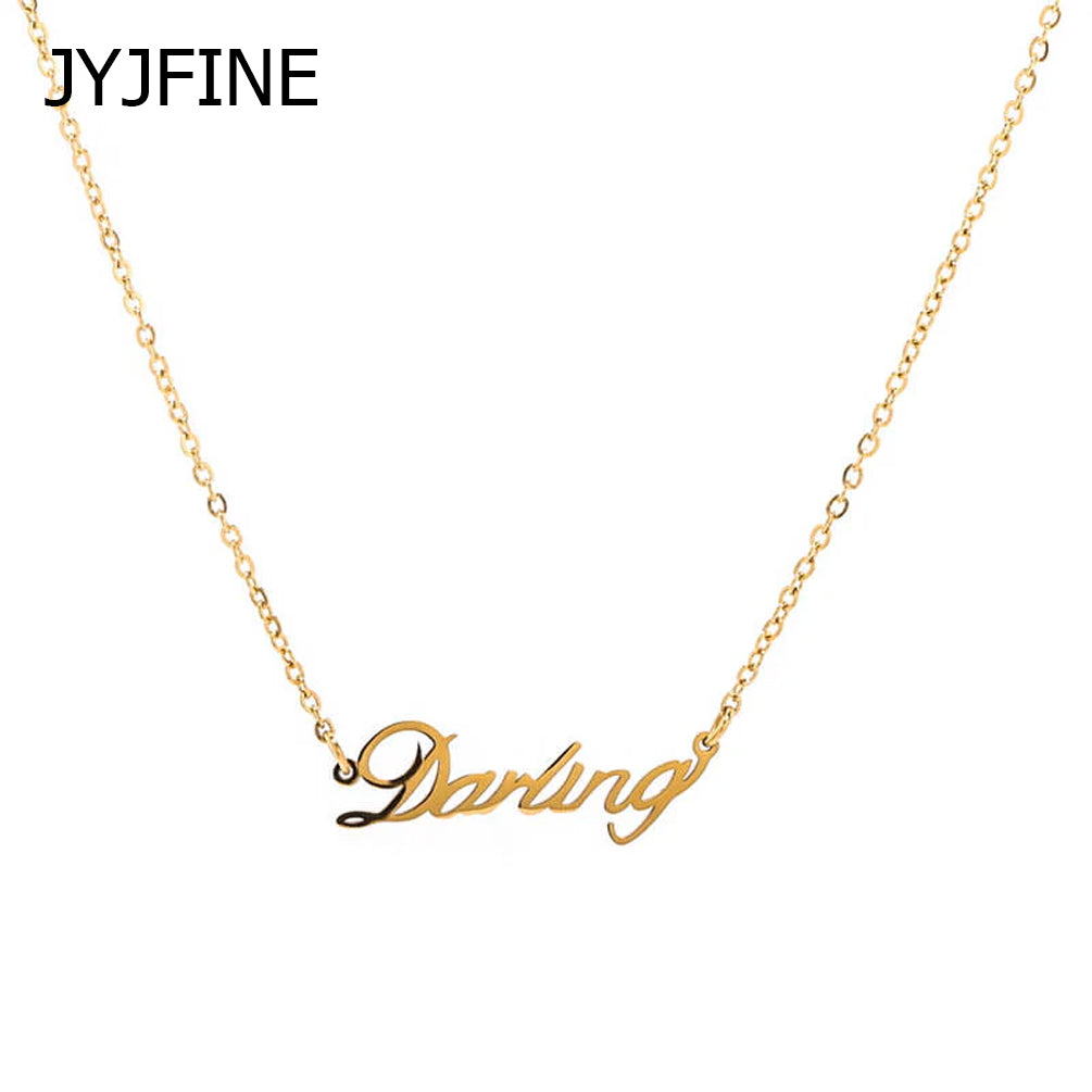 Personalized Name Necklace in 14k Gold Plated