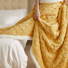 Load image into Gallery viewer, Sherpa Wool Bed Blanket , Large Super Soft Fluffy Sofa Cover Velvet Blanket
