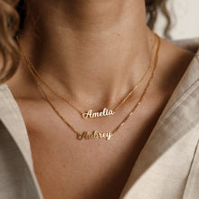 Load image into Gallery viewer, Personalized Name Necklace in 14k Gold
