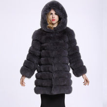 Load image into Gallery viewer, Women&#39;s Faux Fur Coat, Fluffy Shaggy Jacket
