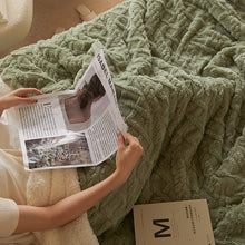 Load image into Gallery viewer, Sherpa Wool Bed Blanket , Large Super Soft Fluffy Sofa Cover Velvet Blanket

