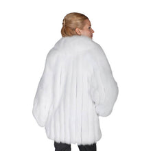 Load image into Gallery viewer, WOMEN CLASSIC LAPEL FAUX FUR COAT

