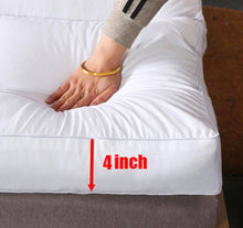 Load image into Gallery viewer, Down Mattress Topper, Cooling Mattress Pad
