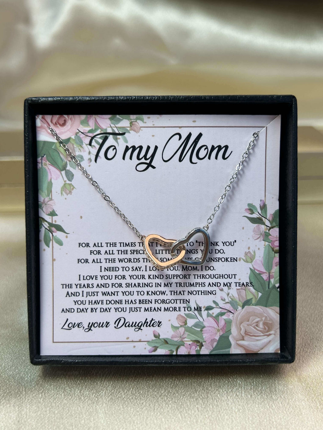 To My Mom Gifts,Granddaughter Necklace, Granddaughter Gifts, To My Granddaughter,Necklace for women ,Thank you necklace